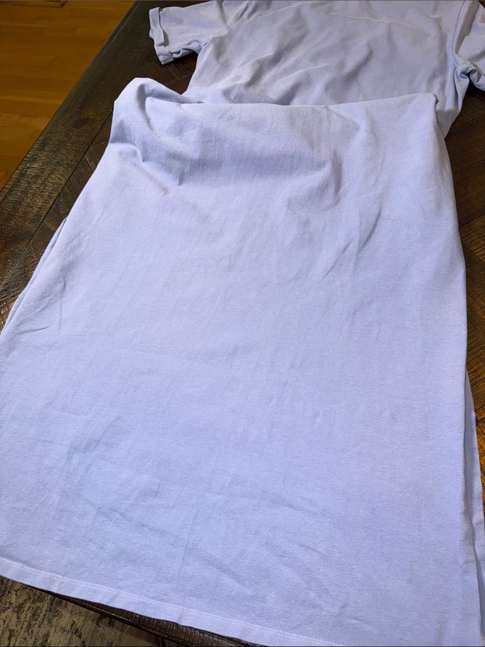 Sézane Pippa Vintage Blue Organic Cotton Tie Midi Maxi Dress XXL Flawed - Picture 8 of 11